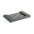 Cora Round Cornered Rectangle Soap Holder Gun Metal
