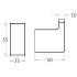 Ceram Robe Hook Brushed Gold 