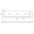 Ceram Cosmetic Shelf Brushed Gold 