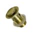 32mm Bathroom Brushed Gold Solid Brass Basin Pop Up Waste With Overflow