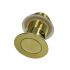 32mm Bathroom Brushed Gold Solid Brass Basin Pop Up Waste With Overflow