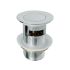32mm Bathroom Chrome Solid Brass Basin Pop Up Waste with Overflow