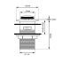 32mm Bathroom Gunmetal Grey Solid Brass Basin Pop Up Waste With Overflow