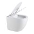 Bathroom Toilet Suites Back to Wall Floor Pan Rimless Dual Flush System