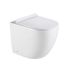 Bathroom Toilet Suites Back to Wall Floor Pan Rimless Dual Flush System