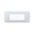 1500mm Freestanding Bathtub Rectangle Gloss White Acrylic No Overflow