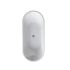 1500mm Freestanding Grooved Gloss White Acrylic Bathtub No Overflow