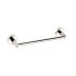 Otus Round Single Towel Rail 350mm Brushed Nickel