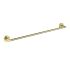 Otus Round Single Towel Rail 600mm Brushed Gold