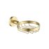 Otus Round Wire Soap Basket Soap Dish Brushed Gold