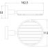 Otus Round Wire Soap Basket Soap Dish Matt Black