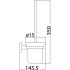 Otus Round Toilet Brush Chrome