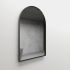 600mm (L) x 900mm (D) Metal Frame Mirror Matte Black Arch Framed Mirror