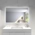 1200mm (L) x 800mm (D) Backlit Round Edge 3 Color Rectangle LED Mirror Bathroom Makeup