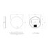 750mm 3 Color Round Backlit Bathroom LED Mirror Dustproof Smart Touch