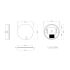 600mm 3 Color Round Backlit Bathroom LED Mirror Dustproof Smart Touch