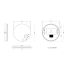 900mm 3 Color Round Backlit LED Mirror with Magnifying Mirror Smart Touch