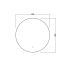 900mm 3 Color Round Backlit LED Mirror Bathroom Makeup Dustproof Smart Touch