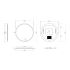 800mm Illuminated Round Bathroom LED Mirror With Touchless Switch 3 Color Lighting