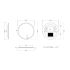 600mm Illuminated Round Bathroom LED Mirror Make Up With Touchless Switch 3 Color Lighting