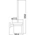 Sara Toilet Brush Chrome