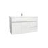 900mm Wall Hung MDF Gloss White Left/Right Drawers Bathroom Vanity Cabinet Only