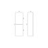 1350(H)x400(L)x300(D)mm Gloss White MDF 2-Door Tall Boy Vanity Tall Boy Cabinet