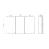 1200mm Wall Hung MDF Pencil Edge Gloss White Mirror Door Storage Shaving Cabinet