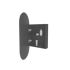 450mm Oval Shape Matte Black Finish Bathroom Mirror Cabinet Shaving Storage