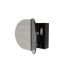 900mm Oval Shape Matte Black Finish Bathroom Mirror Cabinet Shaving Storage