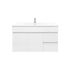 900mm Narrow Wall Hung PVC Gloss White Left/Right Drawers Bathroom Vanity Cabinet Only