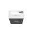 500mm Wall Hung Bathroom Vanity Dark Grey Wood Grain 2 PAC Coating MDF Board