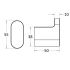 Flores Robe Hook Brushed Nickel