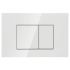 Access Plate - Square Button White