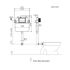 Rubine Concealed 80mm Cistern R&T In Wall Cistern for Floor Pan Only