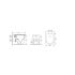 Zara99 Gloss White Wall Faced Pan with Slim UF Seat Cover Rimless Flushing Floor Pan