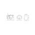 Zara66 Gloss White Wall Hung Pan with Thick UF Seat Cover Rimless Flushing Wall Hung Pan