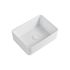 410x300x130mm Rectangle Gloss White Ceramic Above Counter Basin Non-overflow