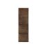 1350MM Dark Oak MDF Cabinet 2 Drawers 1 Door Wall Hung Tall Boy Tall Storage Cabinet