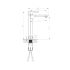 35mm Modern Bathroom Tall Basin Sink Mixer Tap Solid Brass Matte Black