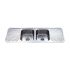 Cora Double Bowl & Double Drainer Kitchen Sink 1380 x 480mm