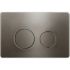 Access Plate - Round Button Gunmetal