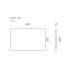 602x390x15mm White Marble Look Sintered Stone Top Matte Finish Benchtop