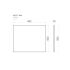 602x500x15mm White Marble Look Sintered Stone Top Matte Finish Benchtop