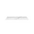 752x390x15mm White Marble Look Sintered Stone Top Matte Finish Benchtop