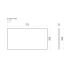 752x390x15mm White Marble Look Sintered Stone Top Matte Finish Benchtop
