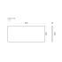 902x390x15mm White Marble Look Sintered Stone Top Matte Finish Benchtop