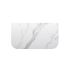 910x503x15mm White Marble Look Sintered Stone Top Matte Finish Rounded Corner Benchtop