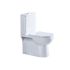 Moi Gloss White Back To Wall Toilet Suite with Slim PP Seat Cover & Bottom Inlet Cistern Rimless Flushing Two Piece Toilet