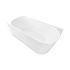 Nova 1400mm Corner Bathtub Left Corner Bathtub Gloss White Acrylic Bathtub